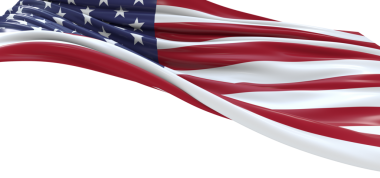 Gururla Dalgalanan: Canlı 3D ABD Bayrağı Ulusal Gururu Gösteriyor