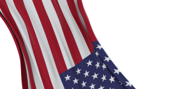 ABD ya da Amerika bayrağı arka plan kopya alanı ile