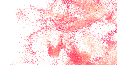 Soyut Pembe ve Şeftali Parçacıkları Arkaplanı