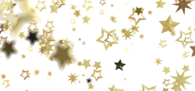 Beyaz Arkaplanda Düşen Altın Yıldızlar