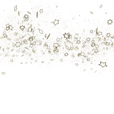 Holiday golden decoration, glitter frame isolated -