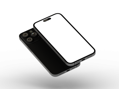 Mockup - kullanıcı deneyimi sunumu için gerçekçi akıllı telefon şablonu modeli