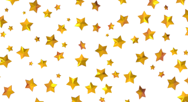 XMAS Yıldızları - Tatil için altın dekorasyon, sim çerçeve izole -