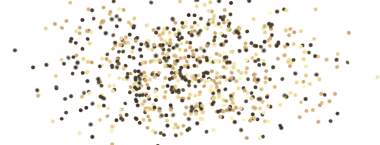 Soyut dağınık konfeti noktaları beyaz arka planda nötr renklerde