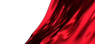 Tasarım için Beyaz Alan ile Zarif Kırmızı Saten Kumaş Arkaplanı