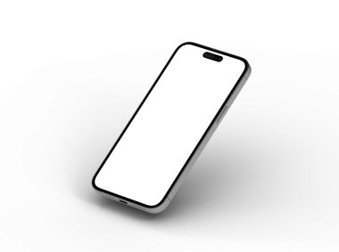 Mockup - Akıllı Telefon çerçevesiz boş ekran modeliStencils