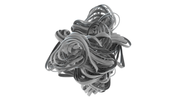 Soyut Gri Girdap 3B Görüntüleme