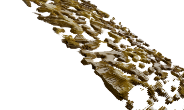 Soyut Altın Küp Doku Arkaplanı