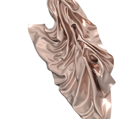 Gül Altını Örtülmüş İpek Kumaş Dokusu