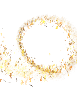 Altın Dolar İşareti Girdabı: Soyut Finans Arkaplanı