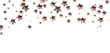 Düşen Gül Altın Yıldızlar Beyaz Arkaplan