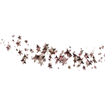 Gül Altın Yıldızlar Festivalsel Arkaplan Tasarımı