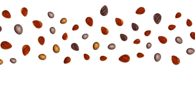 Altın yumurta yığını. 3d resimleme.