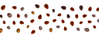 Altın yumurta yığını. 3d resimleme.