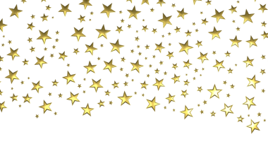 XMAS Stars - yıldızların arka planı, parlayan ışıklar konfetileri. Sihirli, parlayan, uçan noel yıldızları. 