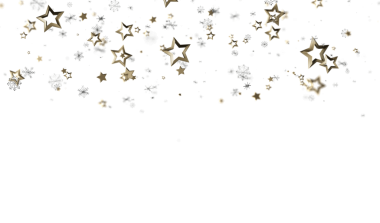 Altın ve Gümüş Yıldızlar Düşen Arkaplan