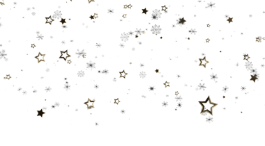 Altın Yıldızlar ve Kar Taneleri Şenlik Arkaplanı