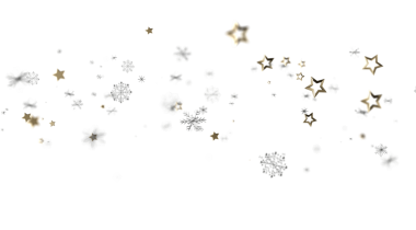 Altın Yıldızlar ve Kar Taneleri Kış Arkaplanı