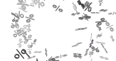 3D satış simgeleri havada süzülüyor 3D görüntüleme