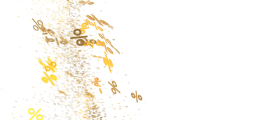 Altın Yüzdelik Sembolleri Düşen Arkaplan