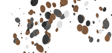 Şeffaf arka planda çok renkli kağıt konfetileri. Gerçekçi konfeti uçuyor. Tatil dekorasyonlarına rengarenk parçalar.