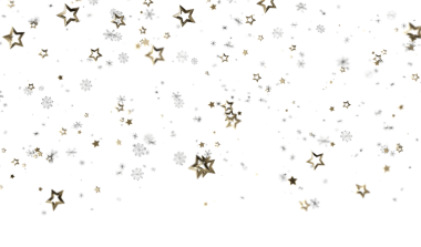 Kayan Yıldızlar ve Kar Taneleri Kış Arkaplanı