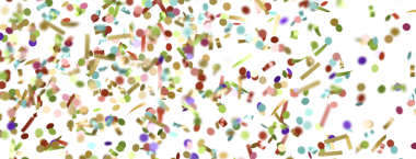 Konfeti png. Gökyüzünden altın konfetileri yağıyor. Şeffaf bir arkaplanda parıldayan konfeti. Tatil