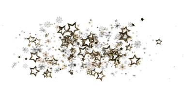 Altın Yıldızlar ve Kar Taneleri Şenlik Arkaplanı