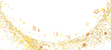 Kutlama için Altın Yıldız Patlaması Arkaplanı