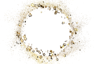 Altın Yıldız patlaması Parıldayan Çerçeve Arkaplanı