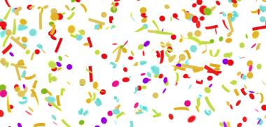 Renkli Konfeti Düşen Arkaplan Dokusu