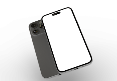 Boş Ekran ile Modern Smartphone Mockup