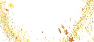 Kutlama için Altın Yıldızlı Arkaplan