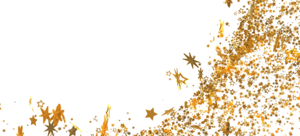 Kutlama için Altın Yıldız Patlaması Arkaplan Resmi