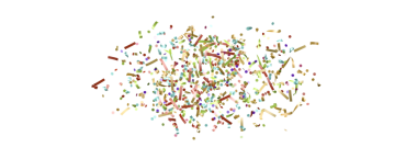 Kutlamalar ve etkinlikler için beyaz zemin üzerinde renkli konfeti parçacıkları