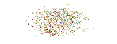 Soyut illüstrasyonda patlayan renkli konfeti beyaz arkaplanda izole edildi