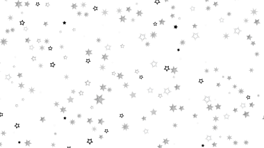 Beyaz Arkaplanda Soyut Yıldız Deseni, Basit Zarif Tasarım