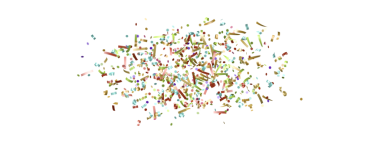 Beyaz Arkaplanda Renkli Konfeti Kutlama Patlaması, Soyut Parti