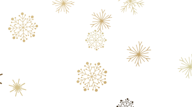 Altın Kar Tanesi Tatil Mevsimi Arkaplanı Kış Şablonu