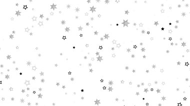 Gri tonlu yıldızlar ve beyaz boşluklu soyut yıldız arkaplan çizimi
