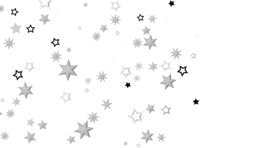 Değişen Gölgeler ve Şekillerle Soyut Yıldızlı Arkaplan