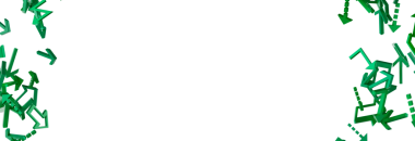 Yön gösteren yeşil ok sembollü soyut arkaplan.