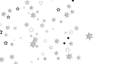 Festive Metallic Gradient Elementleri ile Soyut Yıldız Arkaplanı