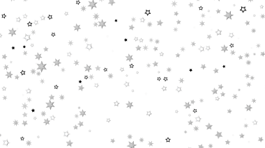 Beyaz arkaplan üzerine soyut yıldız arkaplan tasarımı, şenlikli ve şık