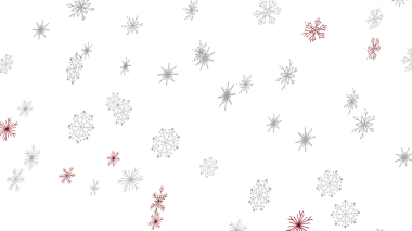 Beyaz Arkaplanda Düşen Kar Taneleri: Kış Mevsimi Konsepti