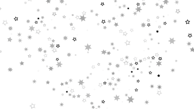 Beyaz Üzerine Parlayan Yıldızlarla Soyut Yıldızlı Arkaplan