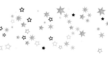 Beyaz zemin üzerinde birden fazla yıldız bulunan soyut yıldız arkaplan tasarımı