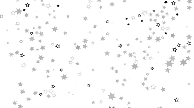 Beyaz Üzerine Dağılmış Şekillerle Soyut Yıldızlı Arkaplan