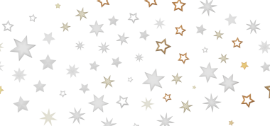 Gümüş ve Altınla Beyaz Arkaplanda Zarif Yıldız Arkaplanı