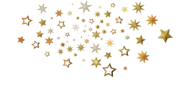 Kutlama Tasarımı İçin Beyaz Arkaplanda Altın Yıldız Resimleri